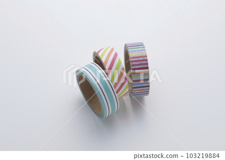 Masking tape taken against a white background 103219884