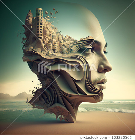 Abstract art background. Generative Ai Illustration. High quality illustration Abstract art background. Generative Ai Illustration. High quality illustration 103220565
