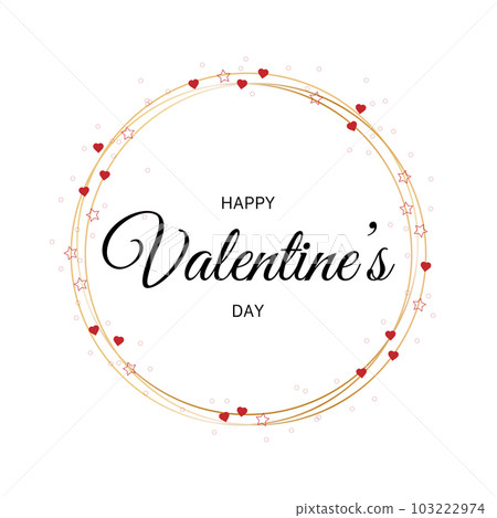 Valentines Day greeting card Valentines Day greeting card 103222974