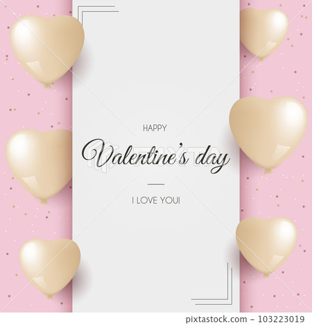 Valentines Day greeting card Valentines Day greeting card 103223019