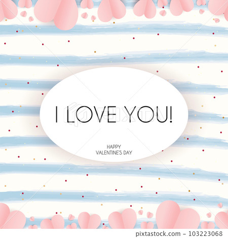 Valentines Day greeting card 103223068