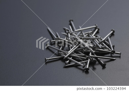 Nails photographed on a black background 103224394