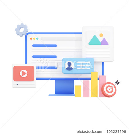 3DCG | 網絡營銷圖像素材 103225596