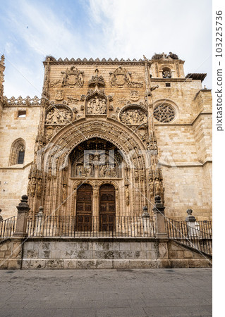 Church of Saint Mary, Santa Maria la Real, in Aranda de Duero, Burgos, Spain. 103225736