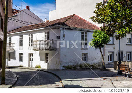The fishermen village of Camarinas in Galicia, Spain The fishermen village of Camarinas in Galicia, Spain 103225749