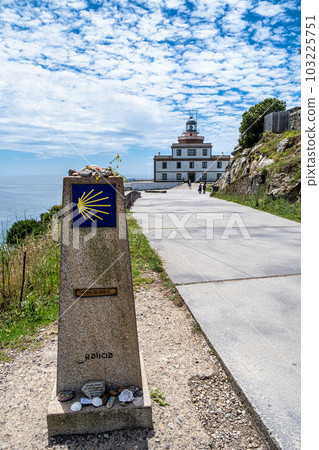 Finisterre Cape Lighthouse, Costa da Morte, Galicia, Spain. End of Saint James Way. 103225751