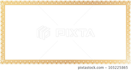 Border frame line deco vector art simple line corner Decorative design for certificate of completion template, Presentations, User interface ads, Layouts, collages, place text of advertisements photos 103225865