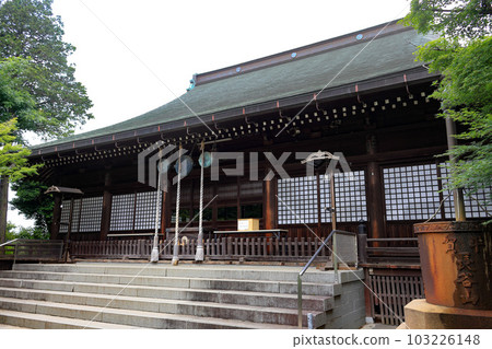 Main hall of Hondoji Temple in Matsudo City, Chiba Prefecture 103226148
