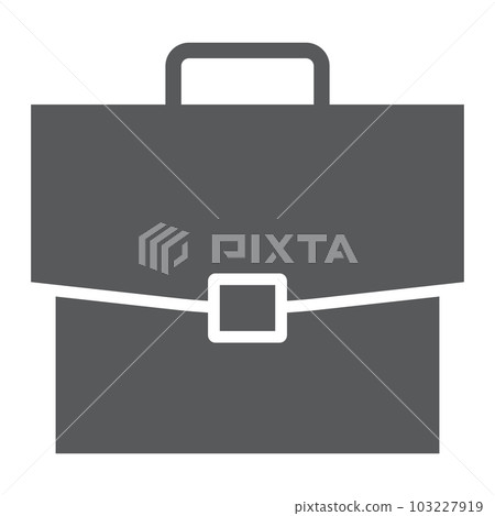 Briefcase glyph icon, office and work, bag sign Briefcase glyph icon, office and work, bag sign 103227919