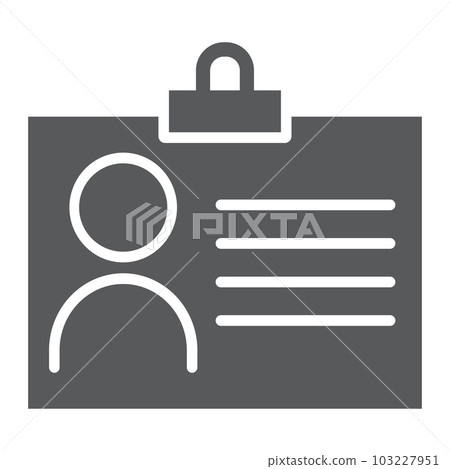 Account glyph icon, profile and id, avatar sign Account glyph icon, profile and id, avatar sign 103227951