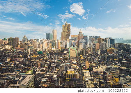 cityscape of Macao, aka Macau, a Special Administrative Region of china cityscape of Macao, aka Macau, a Special Administrative Region of china 103228332
