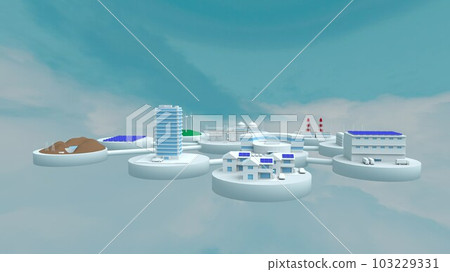 智慧城市·智能電網圖像 103229331