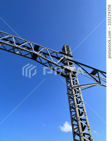 blue sky and tower 103229356