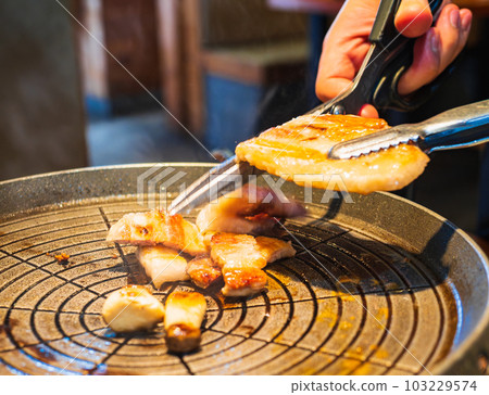 Authentic Korean samgyeopsal 103229574