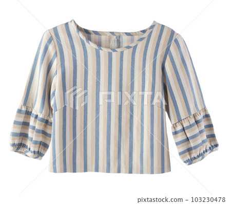 vintage women blouse with Thai fabric style isolated 103230478