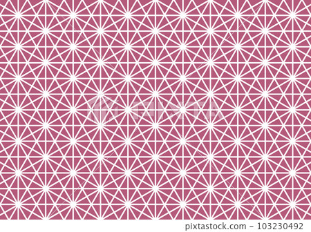 Japanese pattern background hemp leaf Japanese pattern background hemp leaf 103230492