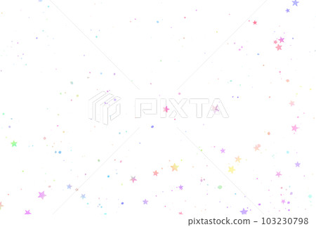 Background material _ watercolor stars _ colorful Background material _ watercolor stars _ colorful 103230798