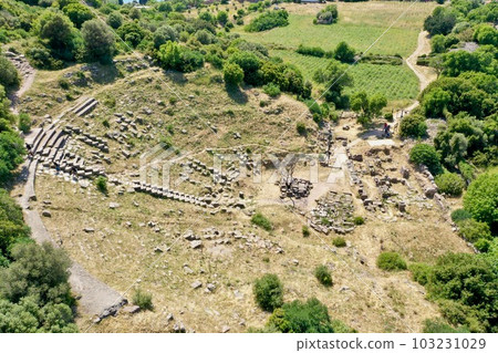 cesme ildir erythrai ancient city ancient theater cesme ildir erythrai ancient city ancient theater 103231029