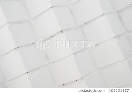 Abstract background. Empty white brick surface. Original brick laying at angle forward. Back for Abstract background. Empty white brick surface. Original brick laying at angle forward. Back for 103231577