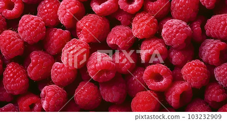 Raspberry close up view , great design for any purposes , generated AI Raspberry close up view , great design for any purposes , generated AI 103232909