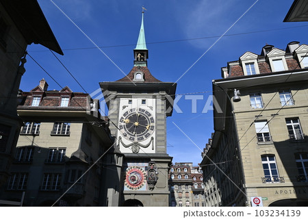 [Switzerland Bern Old Town] Clock Tower 103234139