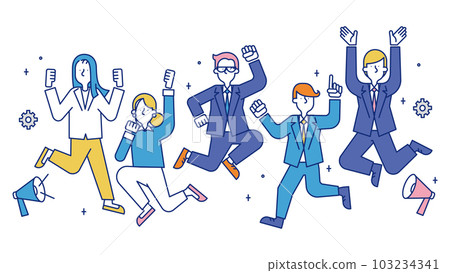 Men and women working in technical sales positions Men and women working in technical sales positions 103234341