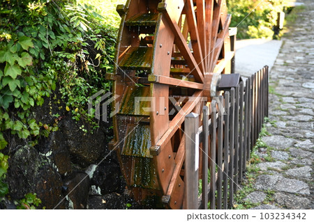 Magome-juku, scenery of the old townscape Magome-juku, scenery of the old townscape 103234342