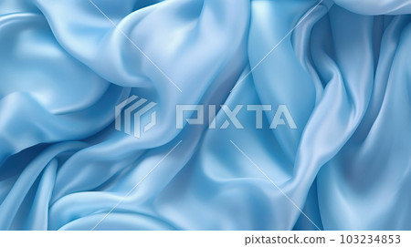 Blue sateen background. Ai generated illustration. 103234853