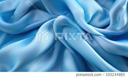 Blue sateen background. Ai generated illustration. Blue sateen background. Ai generated illustration. 103234865