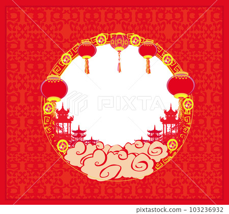 Mid-Autumn Festival for Chinese New Year - frame Mid-Autumn Festival for Chinese New Year - frame 103236932
