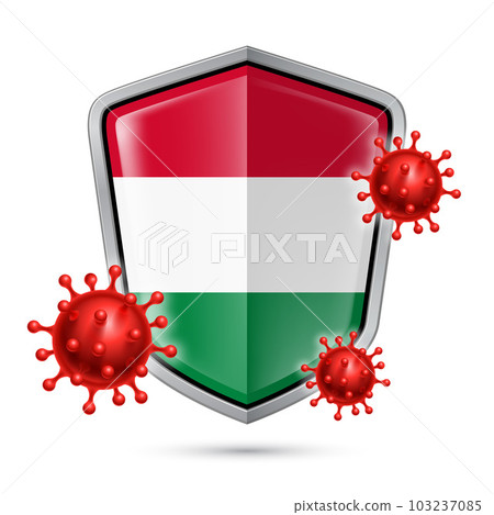 Shield Icon of Hungary 103237085