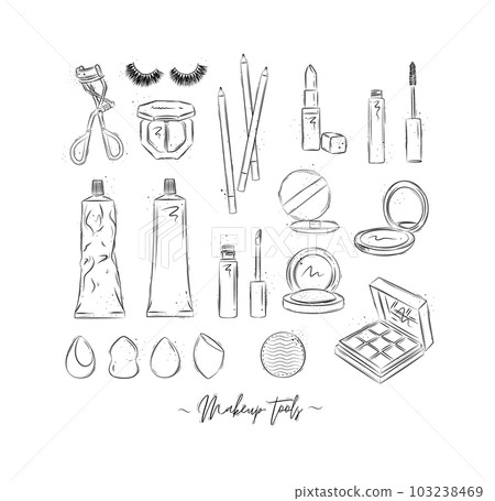 Makeup tools collection Makeup tools collection 103238469