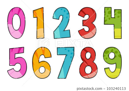 Handcrafted Dinosaur Skin Letters. Color Creative Art Typographic Design 103240113