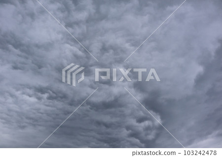 天空中的雲彩圖案Ⅲ～淺灰色 103242478