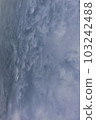 Pattern made of clouds drawn in the sky Ⅴ ~ blue color 103242488