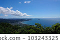 日本的風景，從能古切山看到的風景。千葉，海。 103243325