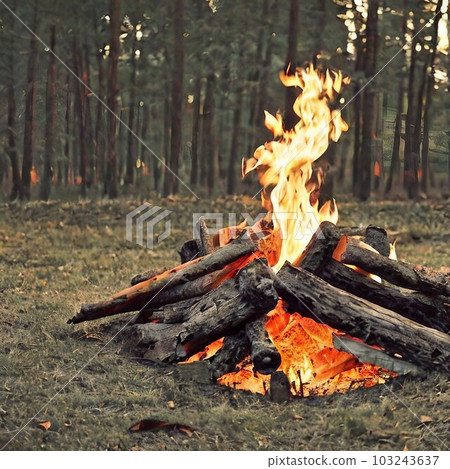 AI generation, bonfire AI generation, bonfire 103243637