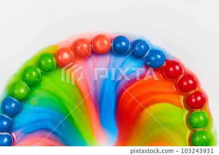 Skittles Rainbow Dome Bottom Half Horizontal 103243931