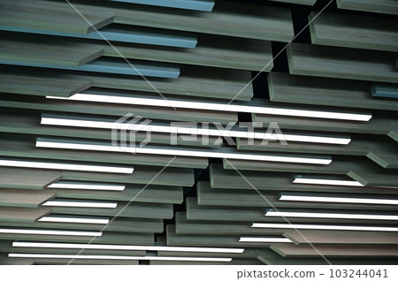 blue and grey ceiling texture background, interior design for modern home, plank timber industry blue and grey ceiling texture background, interior design for modern home, plank timber industry 103244041