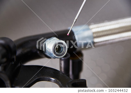 CMM machine programing probe small part inspection machinery background asset metrology 103244432