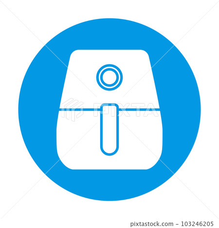 cooking air fryer appliance icon vector for graphic design, logo, website, social media, mobile app, UI illustration 103246205