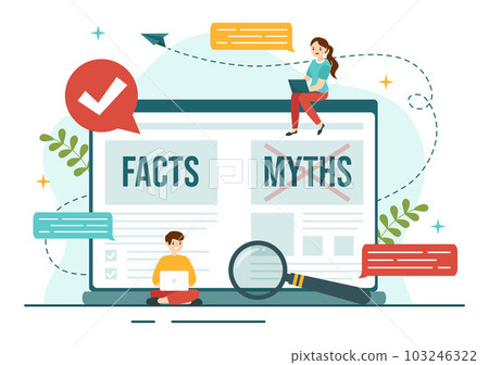 Fact Check Vector Illustration With Myths vs Facts News for Thorough Checking or Compare Evidence in Flat Cartoon Hand Drawn Landing Page Templates Fact Check Vector Illustration With Myths vs Facts News for Thorough Checking or Compare Evidence in Flat Cartoon Hand Drawn Landing Page Templates 103246322