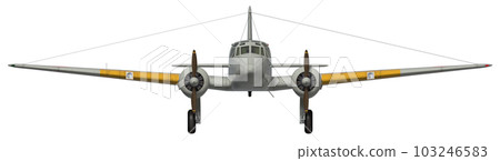 Complete twin-engine advanced training aircraft Complete twin-engine advanced training aircraft 103246583