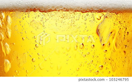 Chilled golden draft beer Fine foam Generative AI Chilled golden draft beer Fine foam Generative AI 103246795