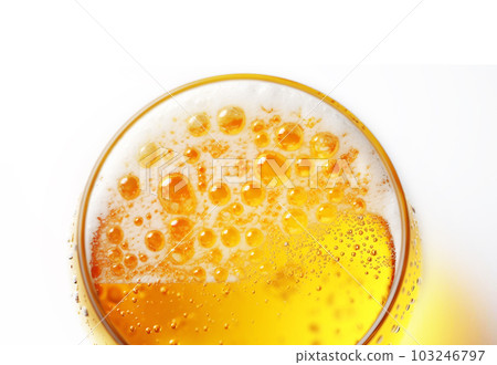 Chilled golden draft beer Fine foam Generative AI Chilled golden draft beer Fine foam Generative AI 103246797