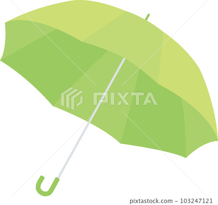 打開雨傘_黃綠色 打開雨傘_黃綠色 103247121