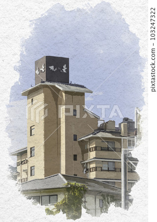 水彩風格 嬉野溫泉 嬉野元湯（佐賀縣嬉野市） 103247322