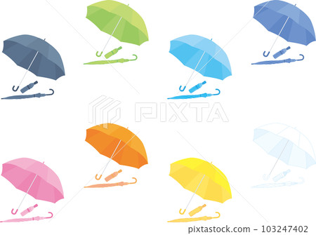 七彩傘各種組合套裝_開傘_收傘_折疊傘 103247402