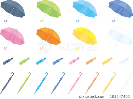 七彩傘各種套裝_開傘_收傘_折疊傘 103247403