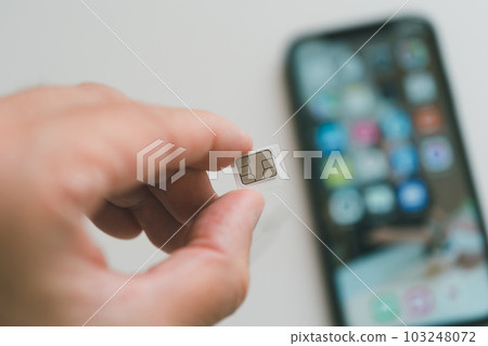 微型 SIM 卡和智能手機 103248072